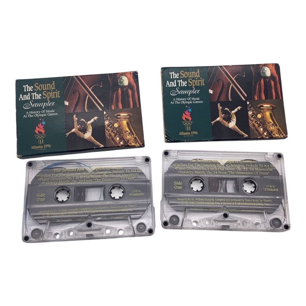 The Sound And The Spirit Sampler VTG Cassette Tape‎ Set 1996 Lot of 2